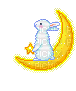 Bunny Moon - 無料のアニメーション GIF