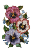 Stiefmütterchen, Vintage, Blumen - zadarmo png