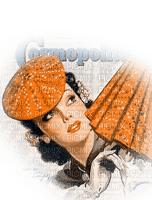 dolceluna vintage woman magazine fashion - png gratis