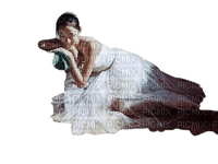 vintage woman femme frau donna ballerina Rosalia73 - Free PNG