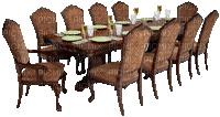 Gedeckter Tisch - Безплатен анимиран GIF