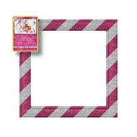 Small Pink/White Sylveon Frame - PNG gratuit