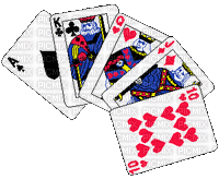 Casino jeux cartes. - Darmowy animowany GIF