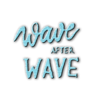 summer text wave deco quote png dolceluna - Free PNG