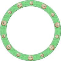Kaz_Creations Deco Buttons Circle Frames Frame Colours - png gratuito