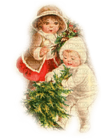 niños navidad vintage  dubravka4 - darmowe png