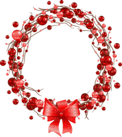 Red Wreath - gratis png