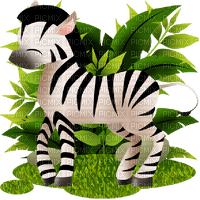Kaz_Creations Cute Cartoon Zebra - png gratis
