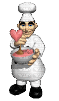 Cocino amor - Gratis animerad GIF