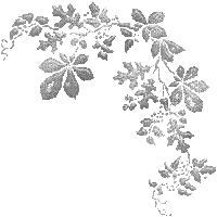 silver leaves (created with gimp) - GIF animé gratuit