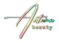 soave text autumn beauty pink green yellow - gratis png