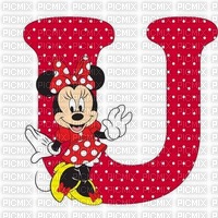 image encre lettre U Minnie Disney edited by me - png gratis