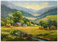 Landschaft, Berge, Dorf - 無料png