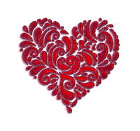 dekor szív - png gratis