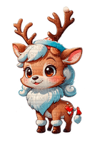 christmas deer by nataliplus - безплатен png