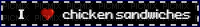 chicken sandwich blinkie - 免费动画 GIF