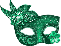 maske grün green - Free PNG