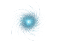 fractal deco tube effect abstract blue - PNG gratuit