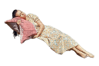 Femme endormie - kostenlos png