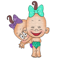 Kaz_Creations Funny Cartoon Babies Friends - Free PNG