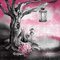 soave background animated fantasy spring tree - Bezmaksas animēts GIF