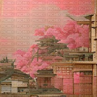 Pink Japanese Background - png grátis