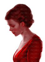 kikkapink pink red girl sad dress - PNG gratuit