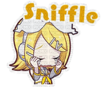 kagamine rin crying - 免费PNG