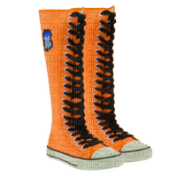 Boots Orange - By StormGalaxy05 - nemokama png
