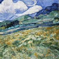 Rena Van Gogh Landschaft Hintergrund - bezmaksas png