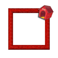 Small Red Frame - nemokama png