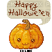 Citrouille Happy Halloween - GIF animé gratuit