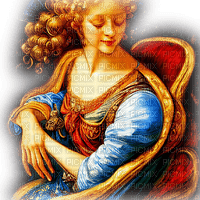kikkapink woman baroque vintage - δωρεάν png