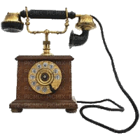 Téléphone Vintage - GIF animé gratuit
