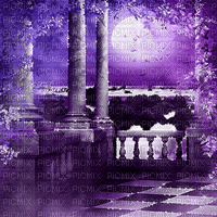 soave background animated gothic terrace purple - Δωρεάν κινούμενο GIF