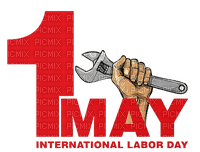 May 1st.Labor day.Text.Victoriabea - png gratis