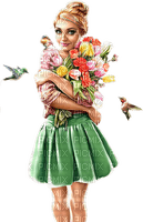 sm3 female green flowers image summer - 無料png