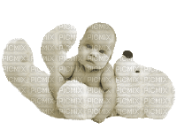 baby with toy bp - Nemokamas animacinis gif