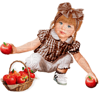 La niña de las manzanas - безплатен png