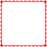 red sparkle frame - GIF animate gratis