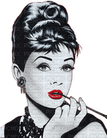 Audrey Hepburn milla1959 - darmowe png