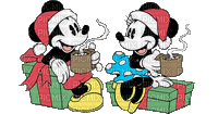 Micky Minnie Maus Christmas - Бесплатный анимированный гифка
