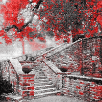 soave background animated autumn vintage stairs - Безплатен анимиран GIF