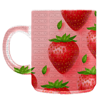 Mug Strawberry - png gratis