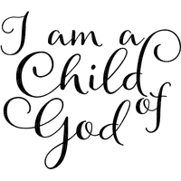 Kaz_Creations Text-I-am-a-Child-Of-God - ücretsiz png