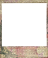 Pink  - brown - artsy paper frame - nemokama png