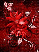image encre animé effet fleurs - GIF animé gratuit