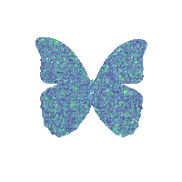 sparkly blue butterfly - GIF animé gratuit