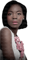 Woman Black Brown Lilac White  - Bogusia - png grátis