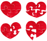 puzzle heart - zdarma png